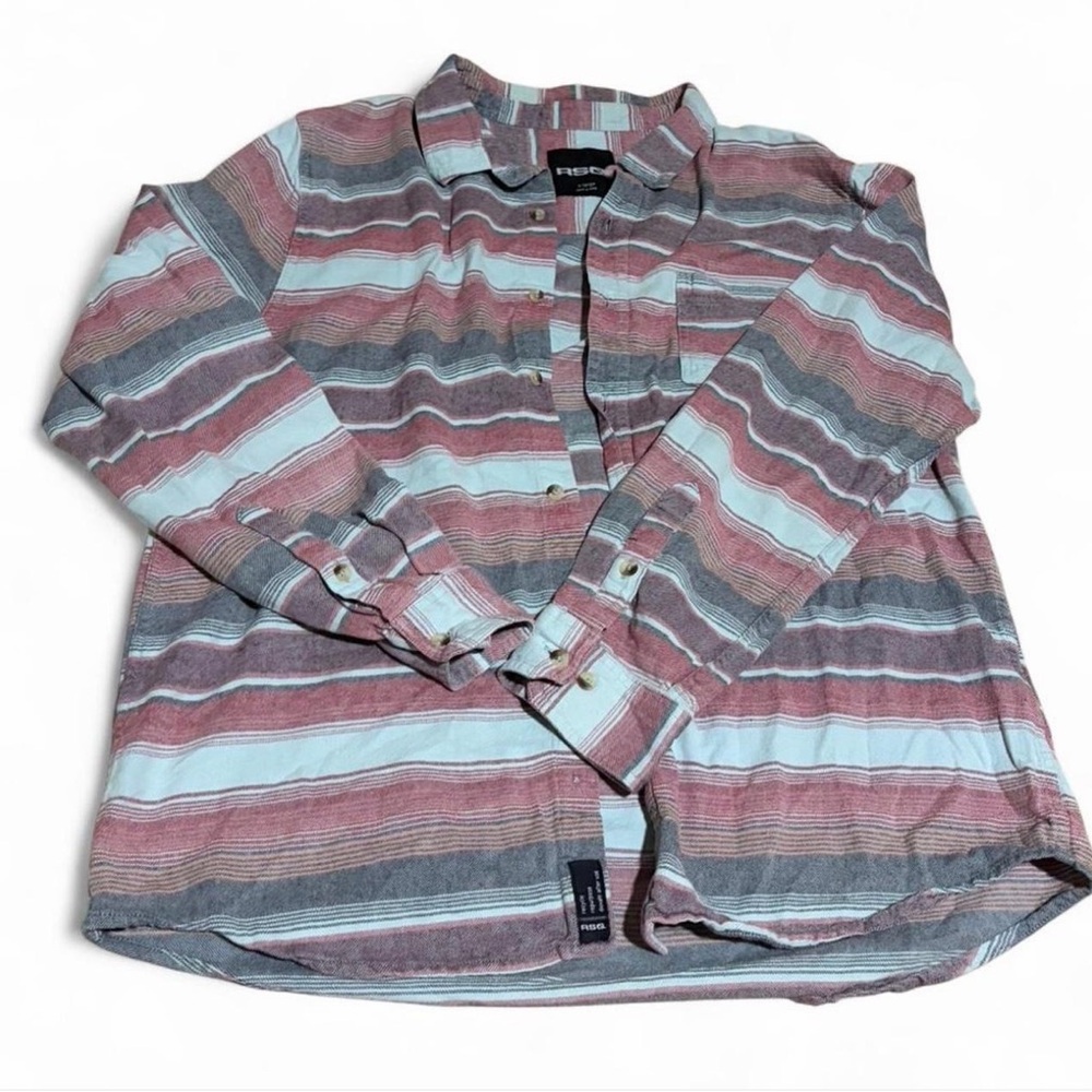 Striped Multicolor Men’s Flannel Shirt
